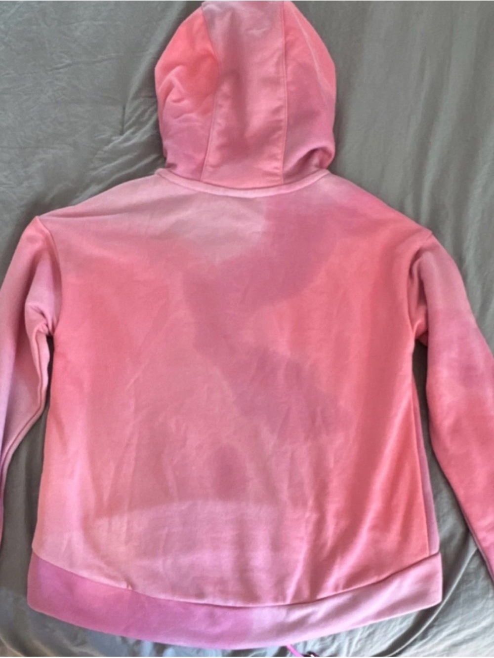 Nike Pink camouflage Kids Hoodie with White Logo - Picture 6 of 6